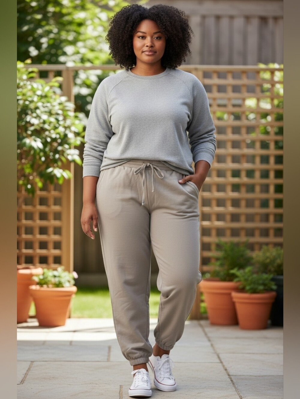 Barefoot Dreams Beige Everyday Drawstring Joggers Sweatpants Sz 2X Modal WP5
